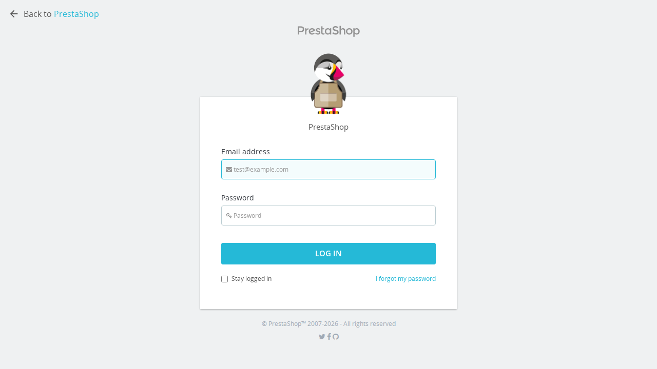 Connectez-vous à l'administration de votre boutique. L'adresse ressemble à votreboutique.com/admin, mais elle est souvent personnalisée pour la sécurité (ex. /admin758fz/) — regardez vos favoris, l'e-mail reçu à l'installation de votre boutique, ou demandez à la personne qui l'a mise en place.